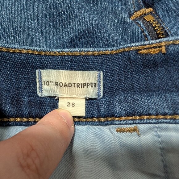 Madewell Medium Wash High Rise 10" RoadTripper Skinny Jeans Exposed Zipper - Picture 8 of 9